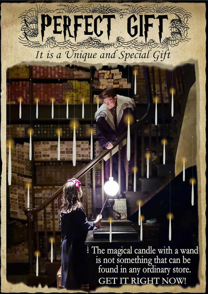 👻👻 Enchant Your Halloween 🎃🎃 Flameless Candles with Magic Wand Remote for Christmas Halloween Decorations